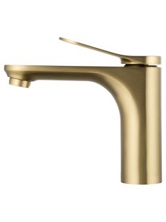 Смеситель для раковины Wonzon & Woghand WW-A40482-BG брашированное золото